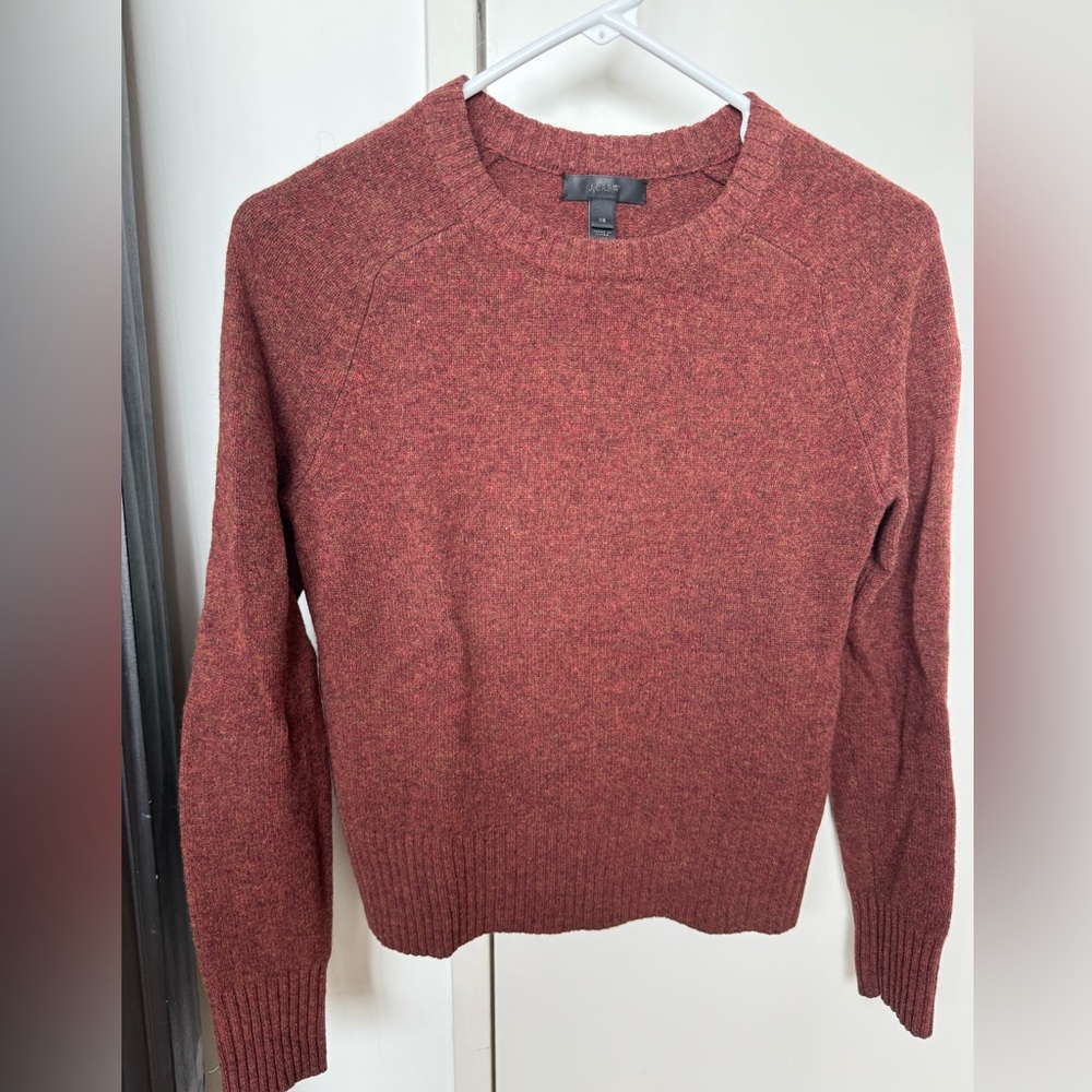 J. Crew Women's Sweater in Rust Red